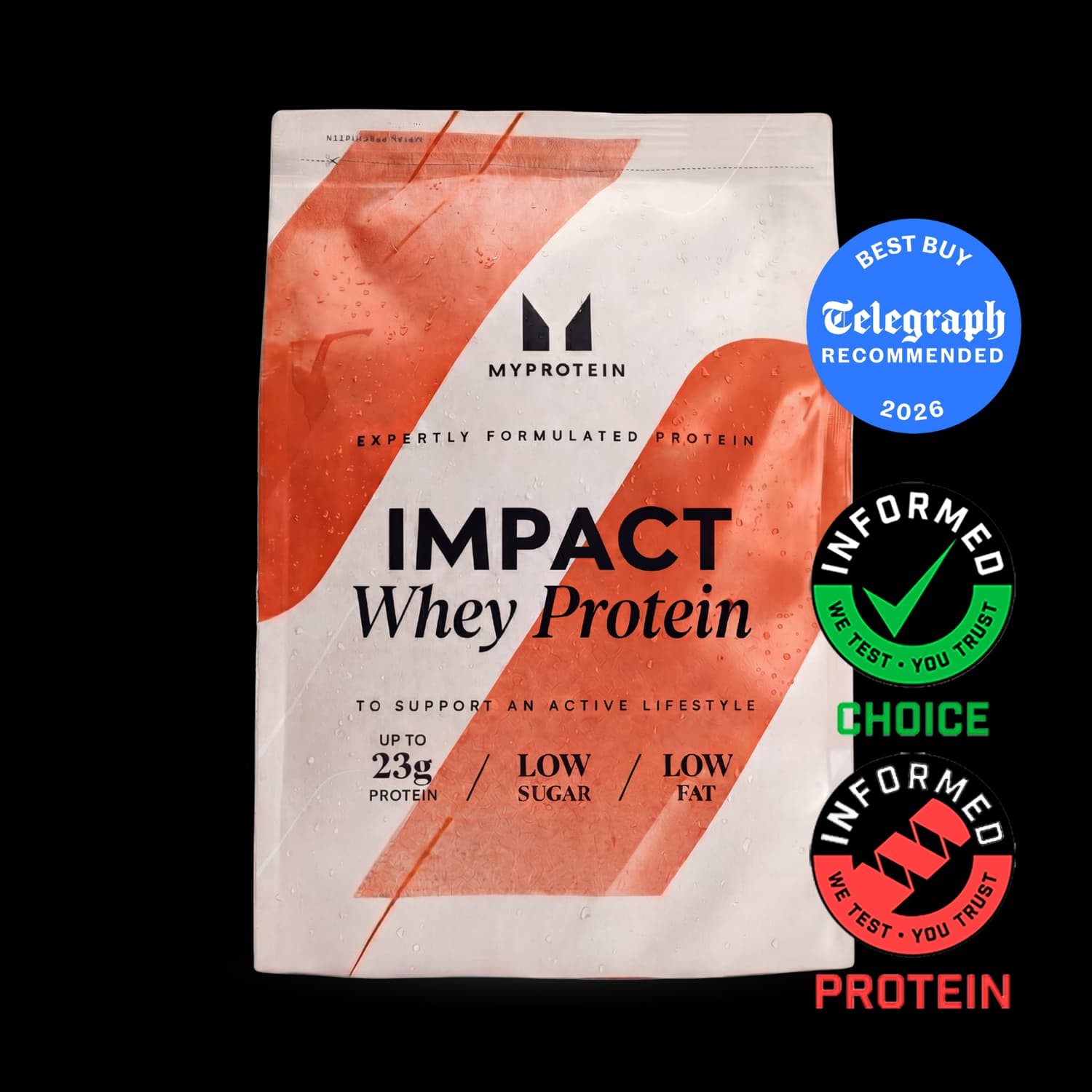 Impact Whey Protein Powder by Myprotein