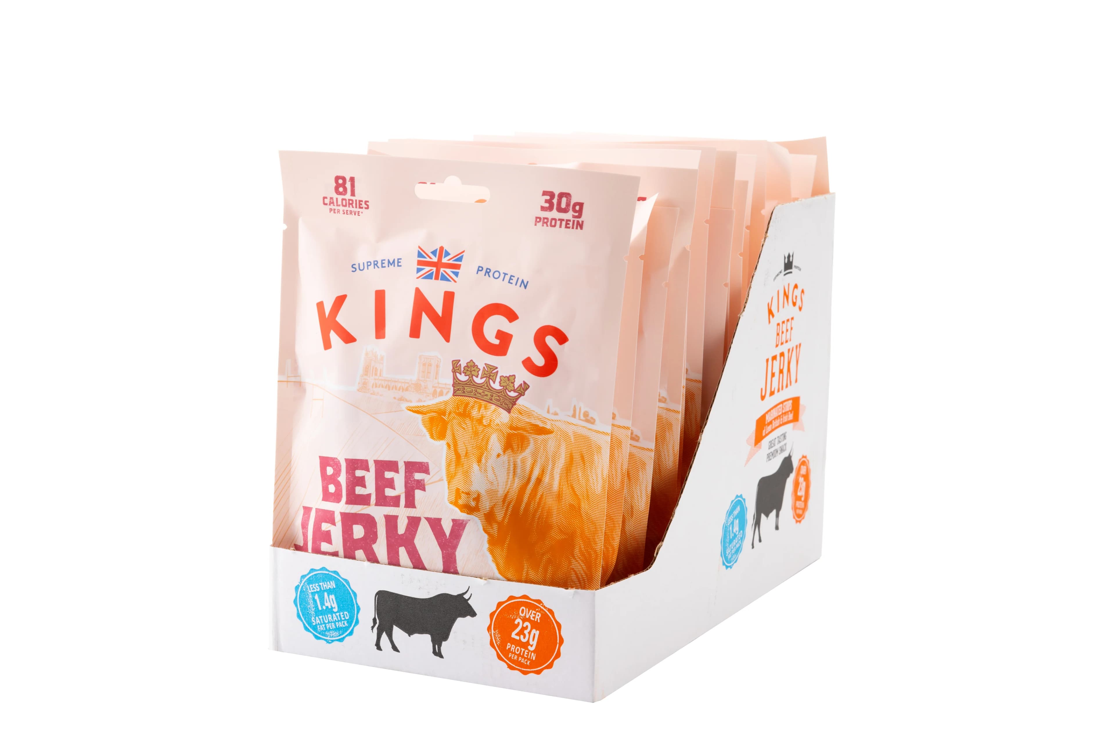 Kings BBQ Flavour Beef Jerky by Kings Elite Snacks