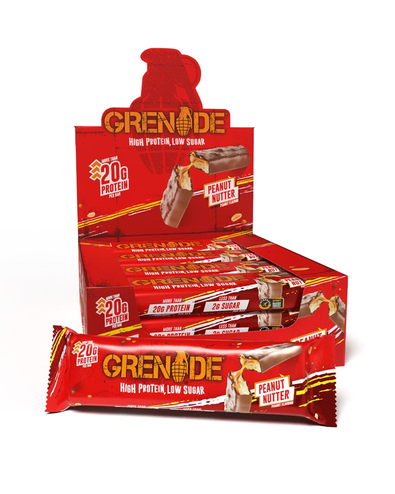 Peanut Nutter Protein Bar by Grenade
