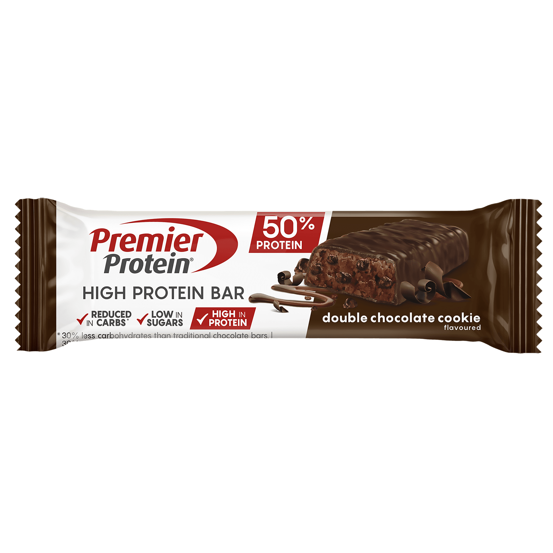 Premier Protein High Protein Bar 50% Double Chocolate Cookie 40g by Premier Protein