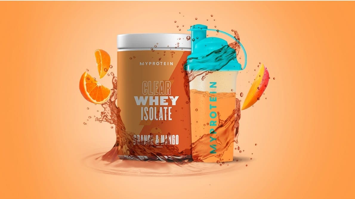 Clear Whey Isolate — Orange & Mango by Myprotein