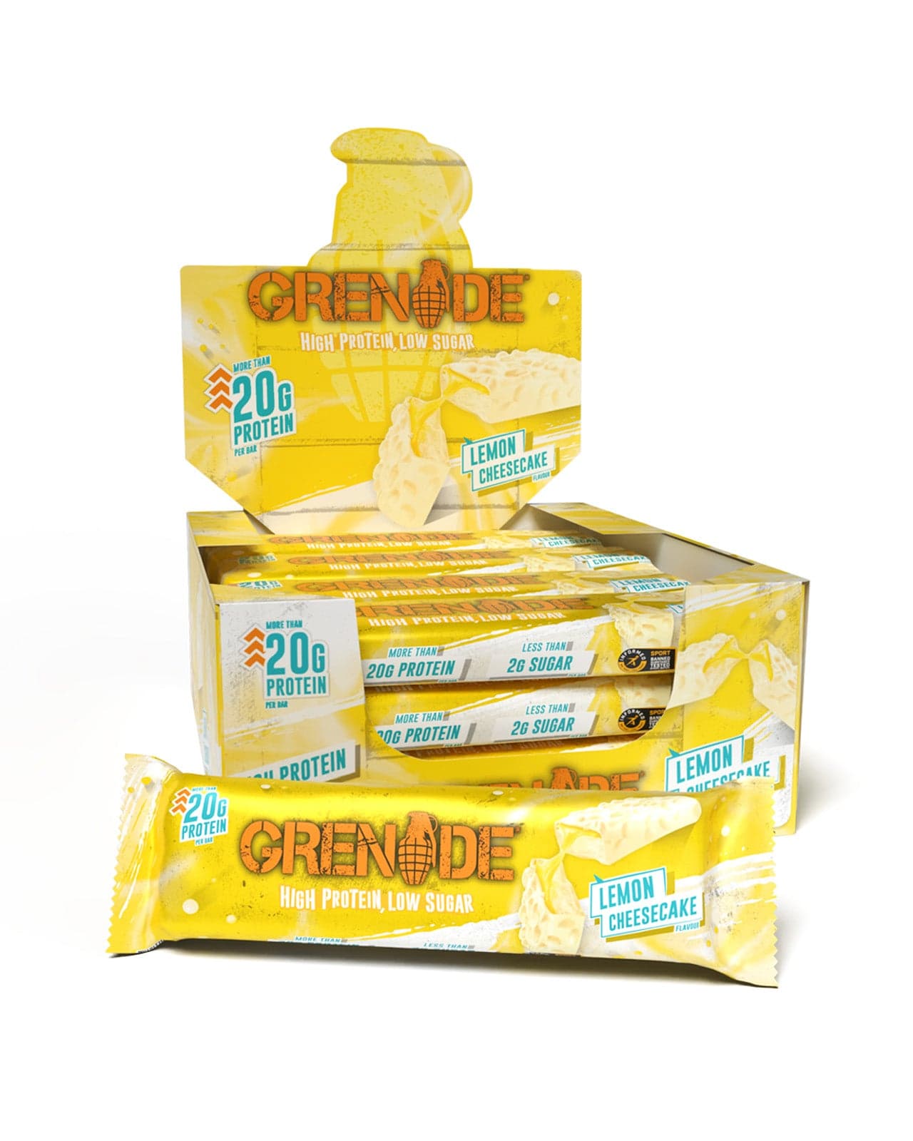 Grenade Protein Bar - Lemon Cheesecake by Grenade