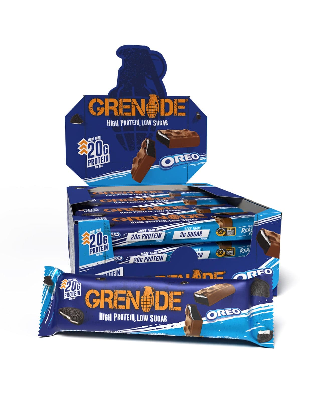 Grenade Protein Bar - Oreo Milk Chocolate by Grenade