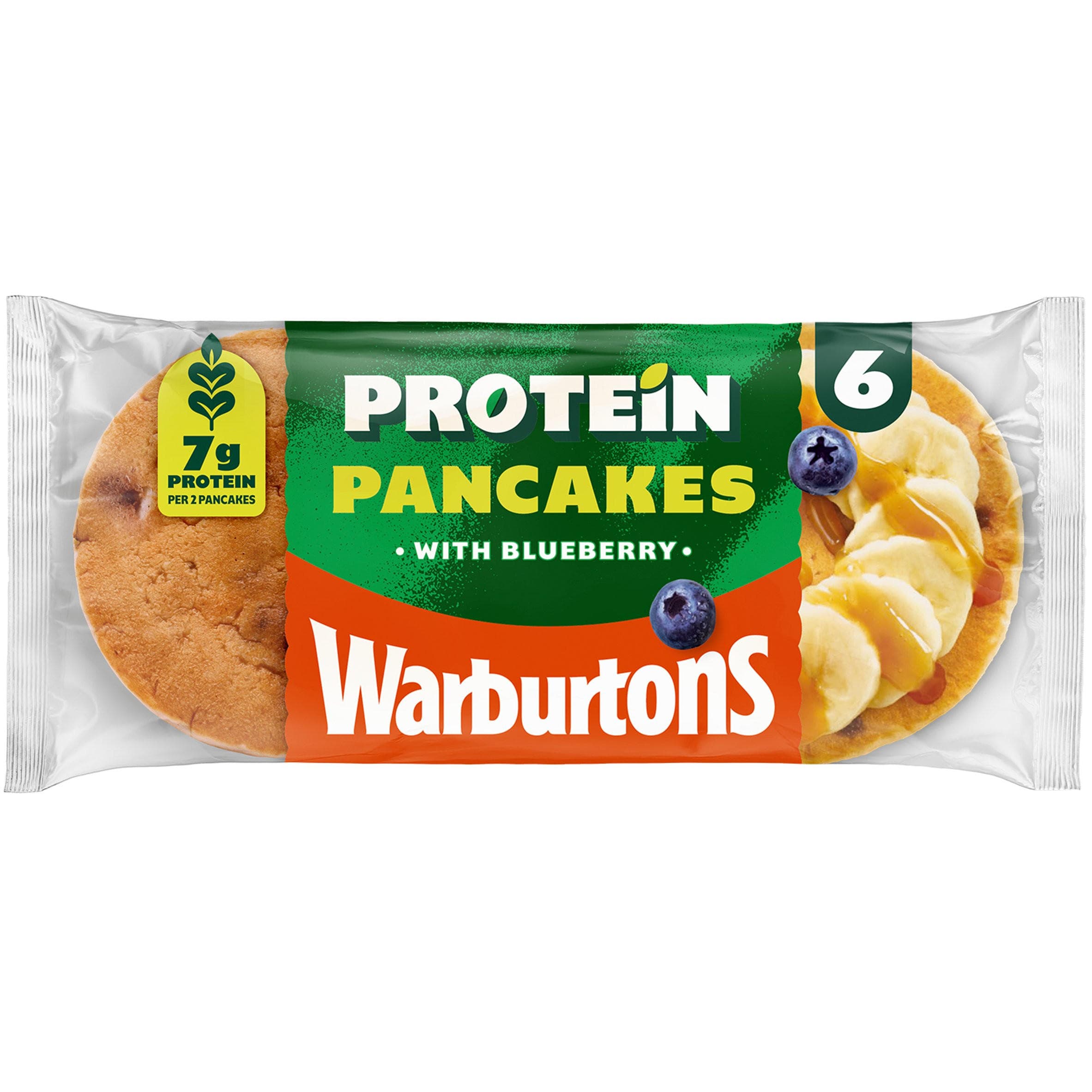 Warburtons 6 Protein Pancakes with Blueberry by Warburtons